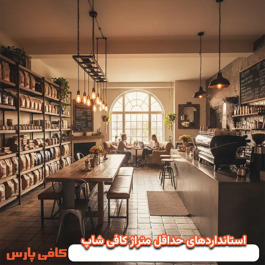 استانداردهای حداقل متراژ کافی شاپ