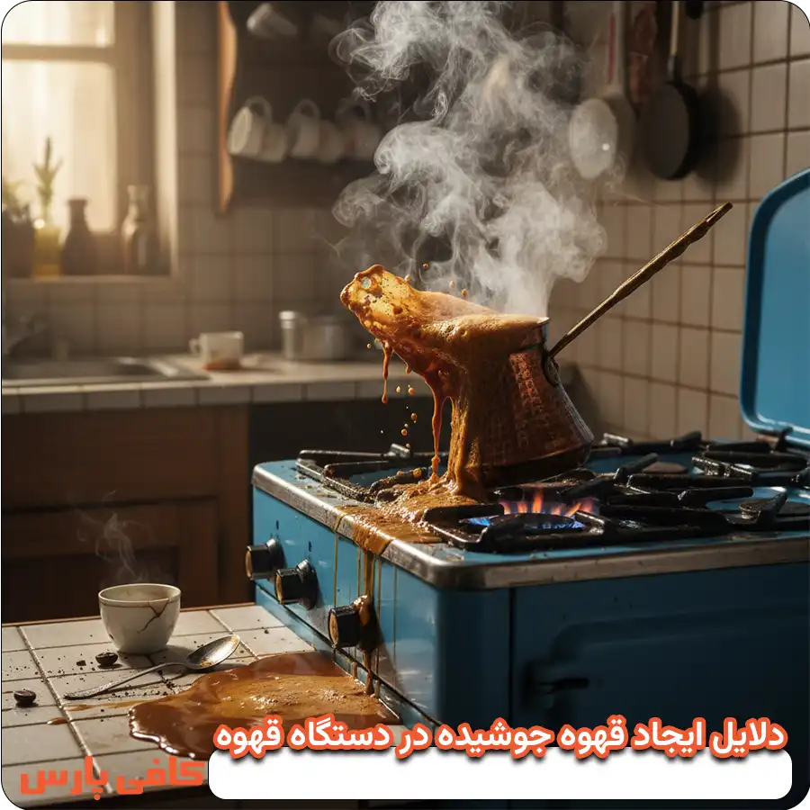 دلایل ایجاد قهوه جوشیده در دستگاه قهوه