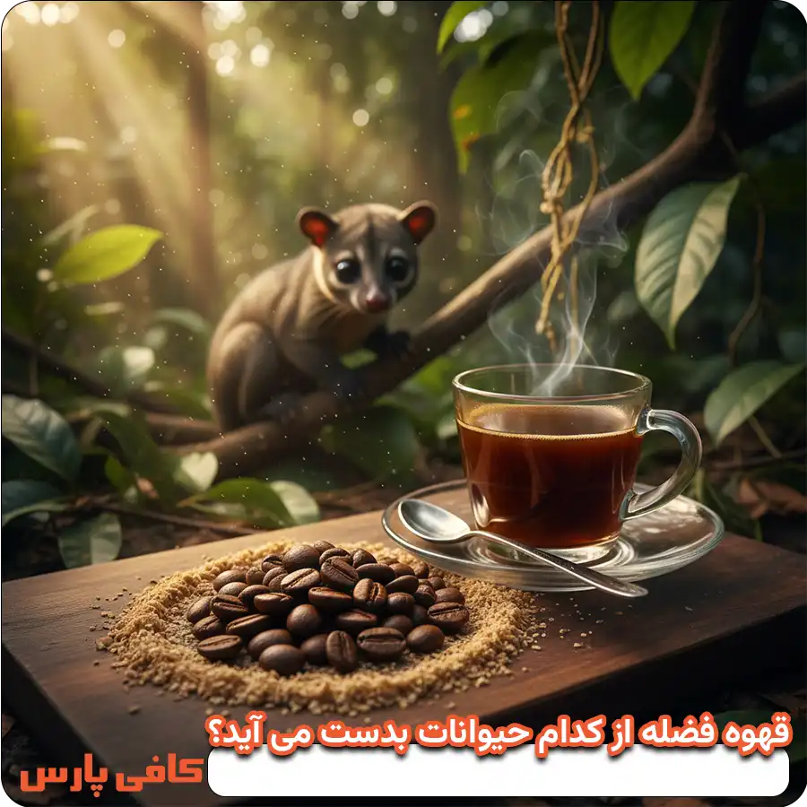 قهوه فضله حیوانات