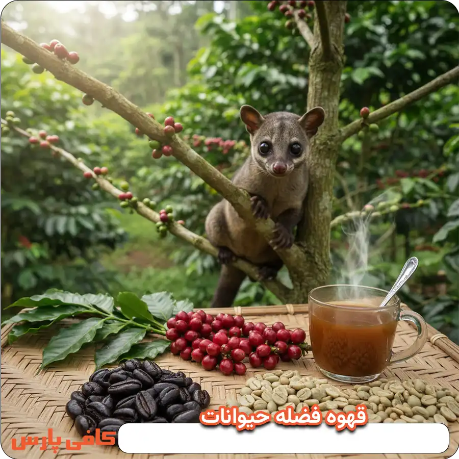 قهوه فضله حیوانات