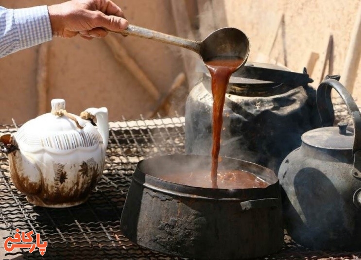 قهوه یزدی به شیوه سنتی