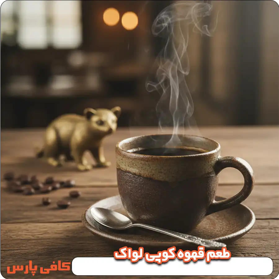 طعم قهوه کوپی لواک