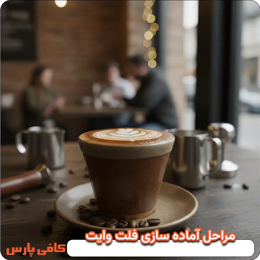 مراحل آماده سازی فلت وایت