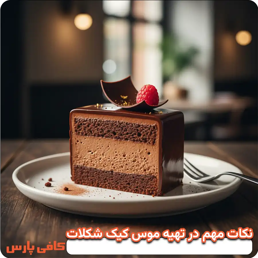 نکات مهم در تهیه موس کیک شکلات