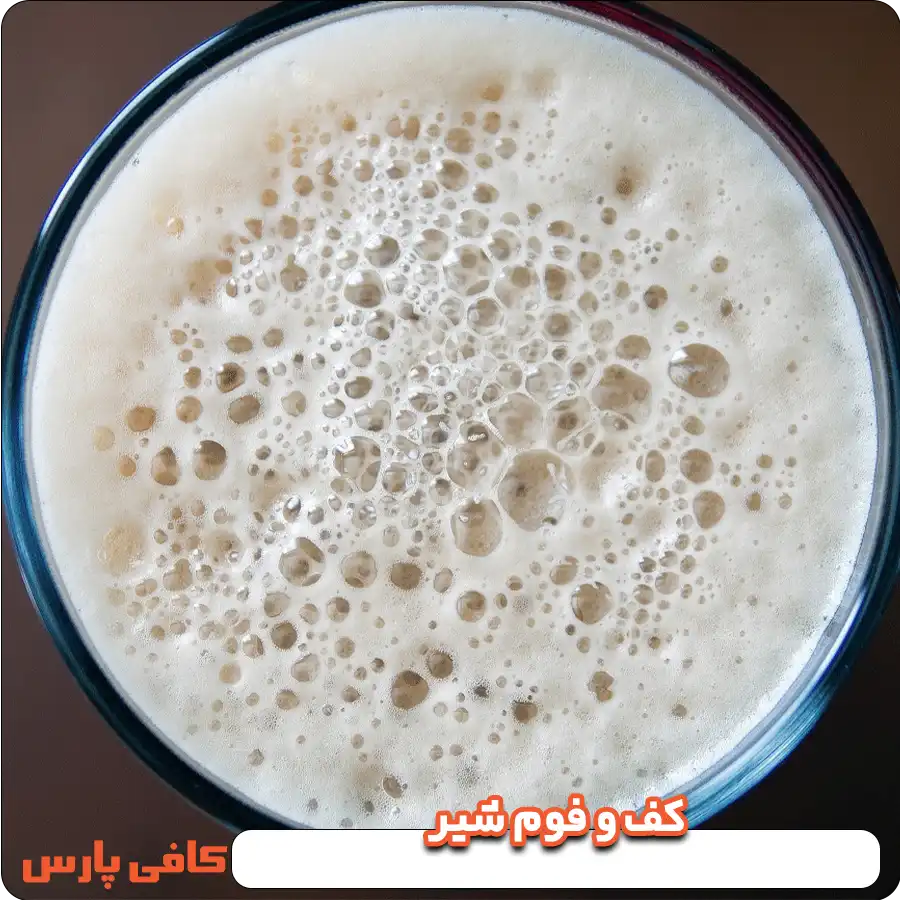 کف و فوم شیر