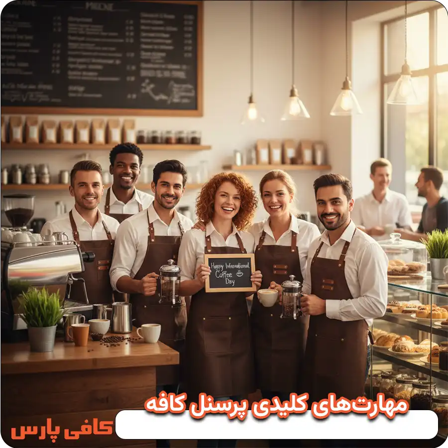 مهارت‌های کلیدی پرسنل کافه