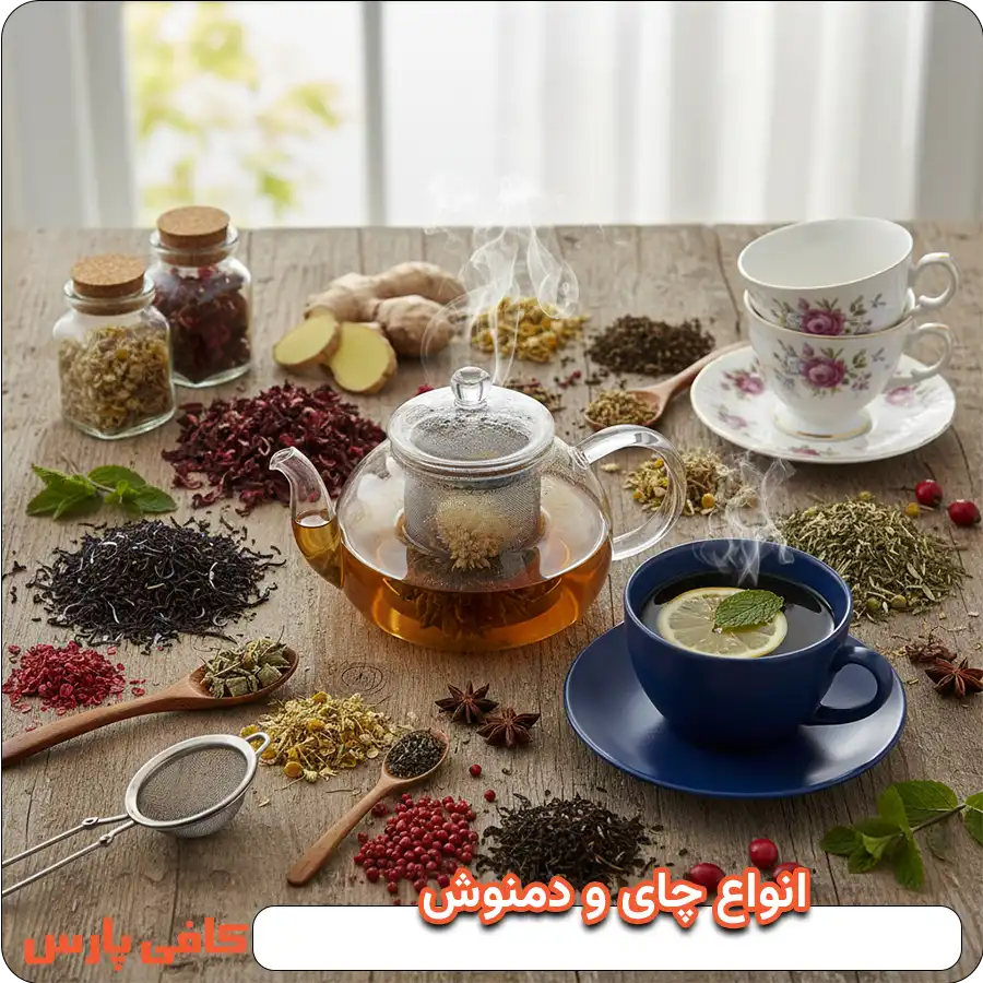 انواع چای و دمنوش