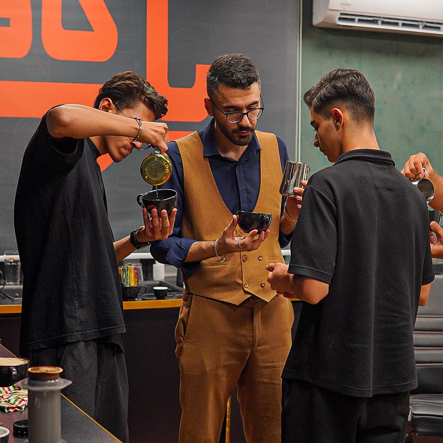 کلاس آموزش باریستا