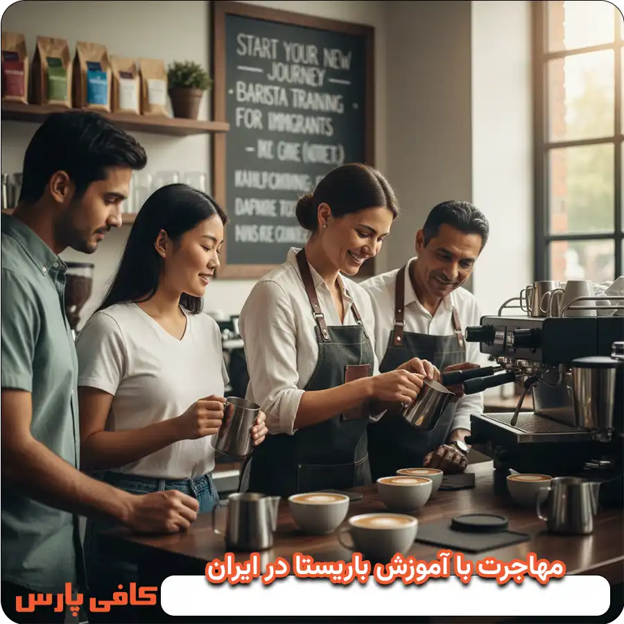 مهاجرت با آموزش باریستا در ایران