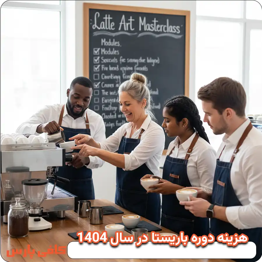 هزینه دوره باریستا در سال ۱۴۰۴